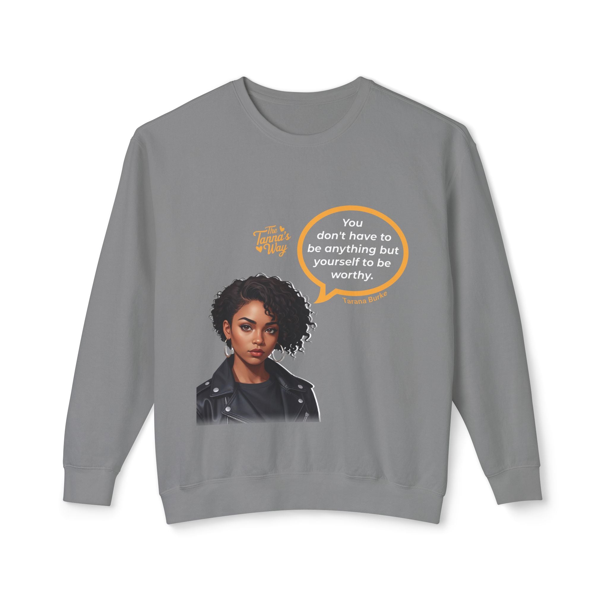 Tarana Burke | Unisex Lightweight Crewneck Sweatshirt